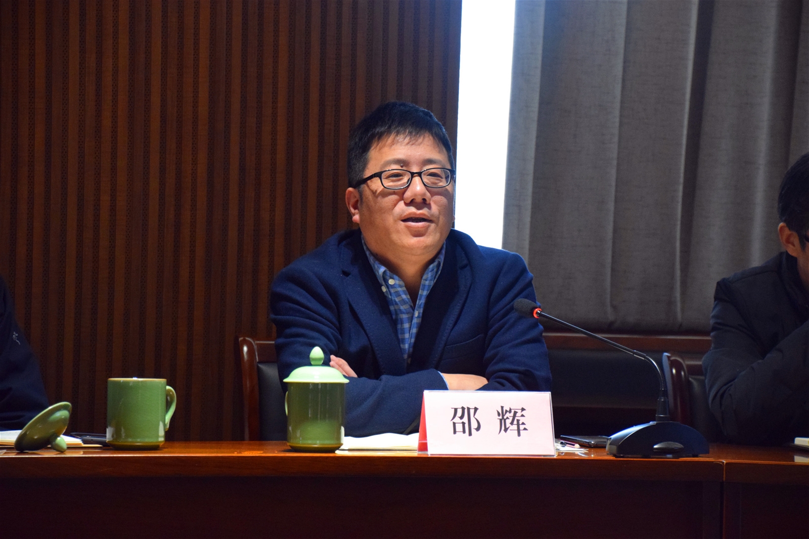 3月11日定海区委常委组织部长邵辉调研我院人才工作